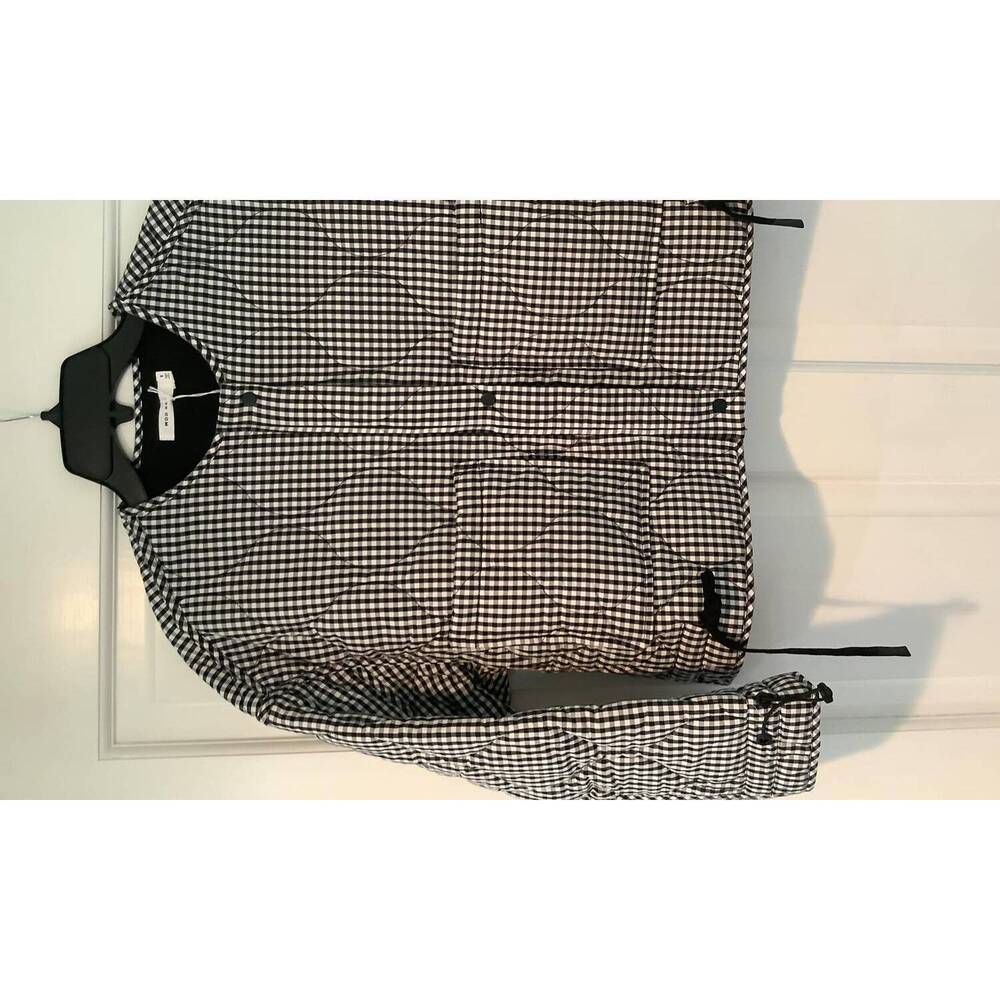 NEW MOD REF rochelle gingham jacket in black